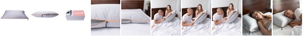 Solid8 Comfort Zip Down Alternative Allergen Barrier Pillow, Jumbo